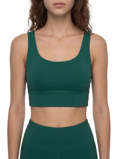 Woman wearing AstonSienna AuraFlow Colour Block Sports Bra