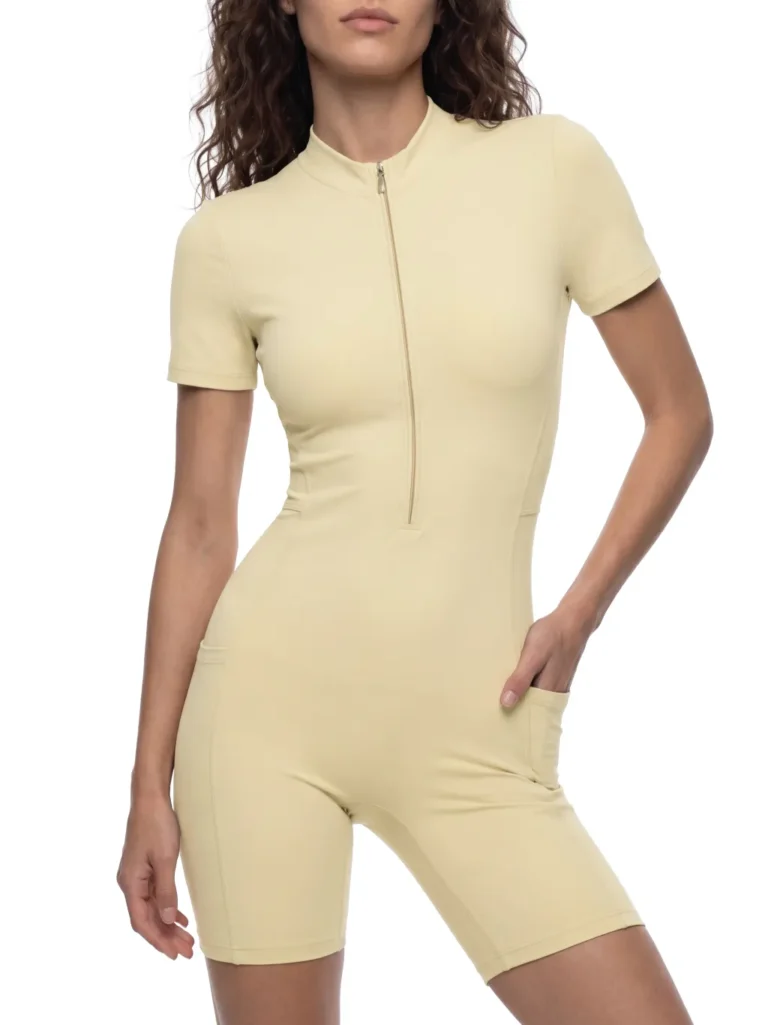 AstonSienna VelocityMuse women's quarter zip active romper