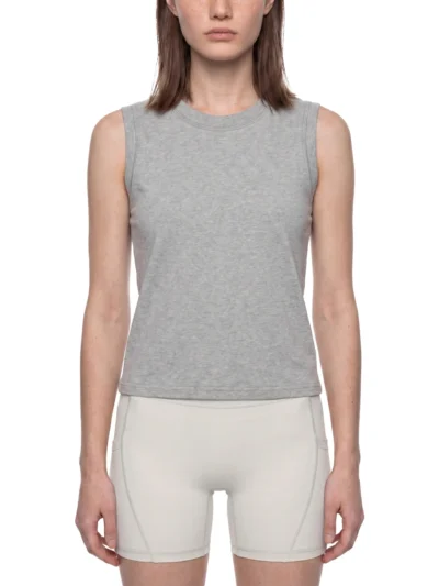 Women's Crewneck Tank Top Cotton Sleeveless Casual Summer Activewear