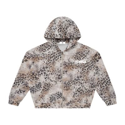 AstonSienna Vintage Wash Full Zip Hoodie with oversized fit and premium streetwear styling