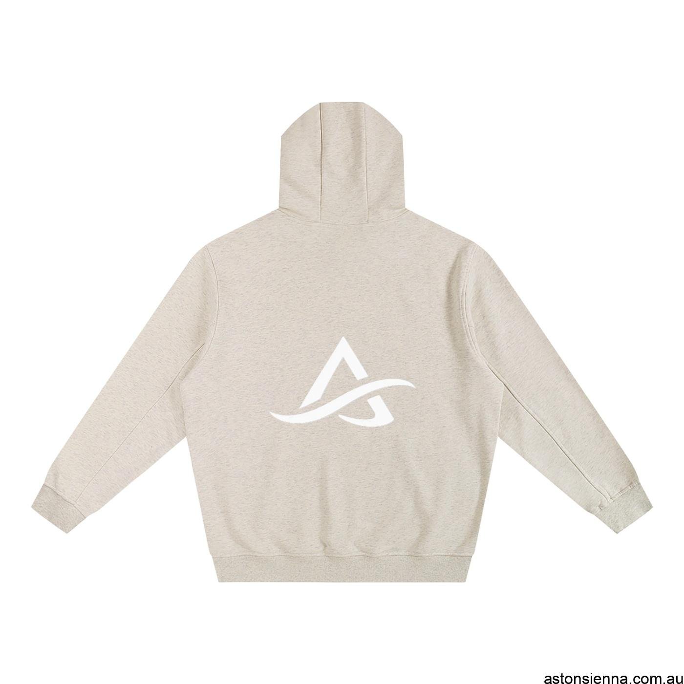 AstonSienna Fleeced High Neck Hoodie with premium fleece lining and relaxed fit
