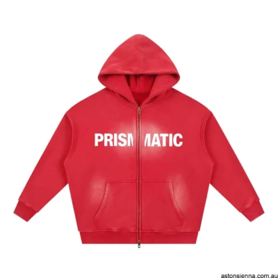 AstonSienna Men's Sunfade Vintage Zip Hoodie with premium sunfade finish, relaxed fit and vintage-inspired streetwear styling