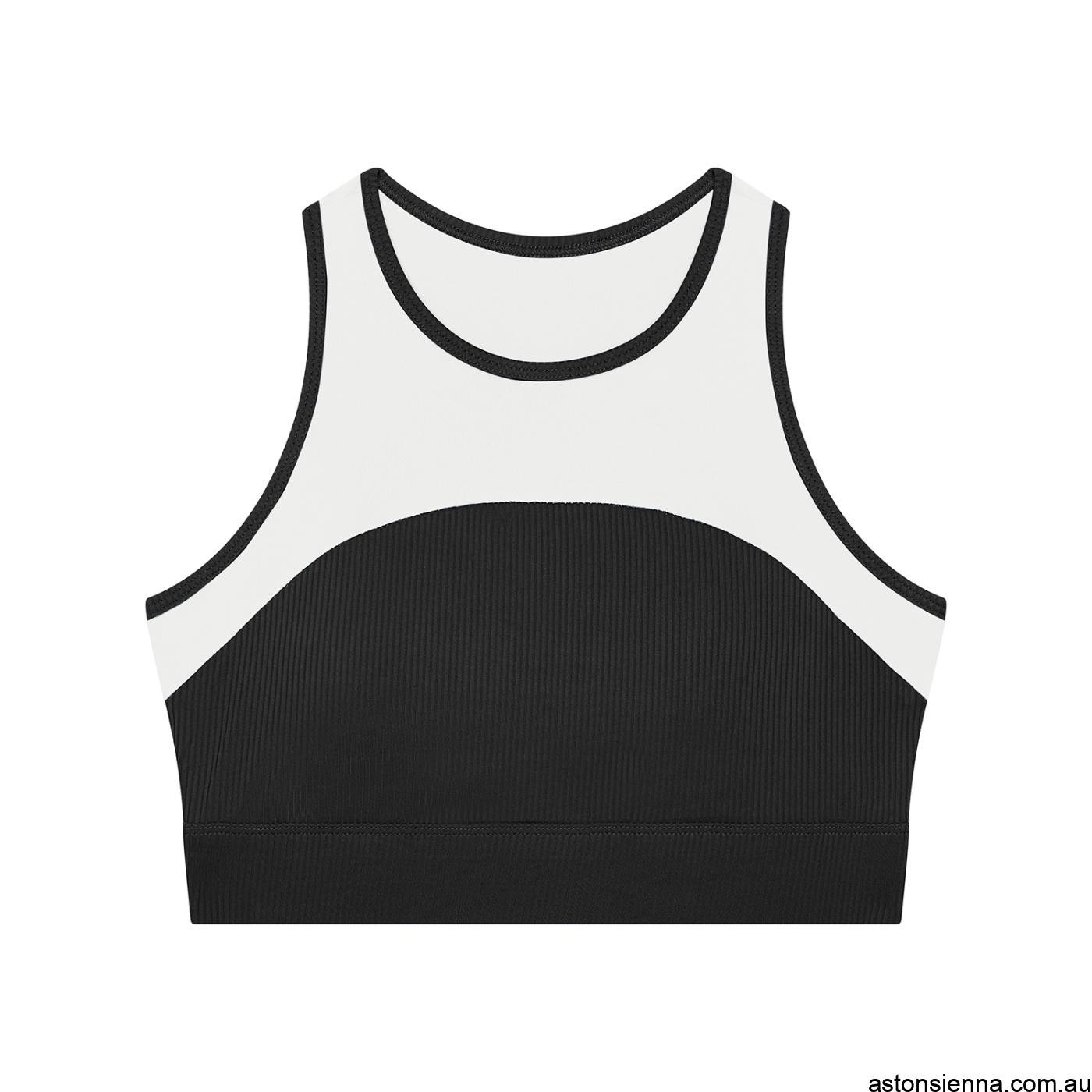 Women's Paneled Crop Yoga Tank Top in Yellow Activewear Set
