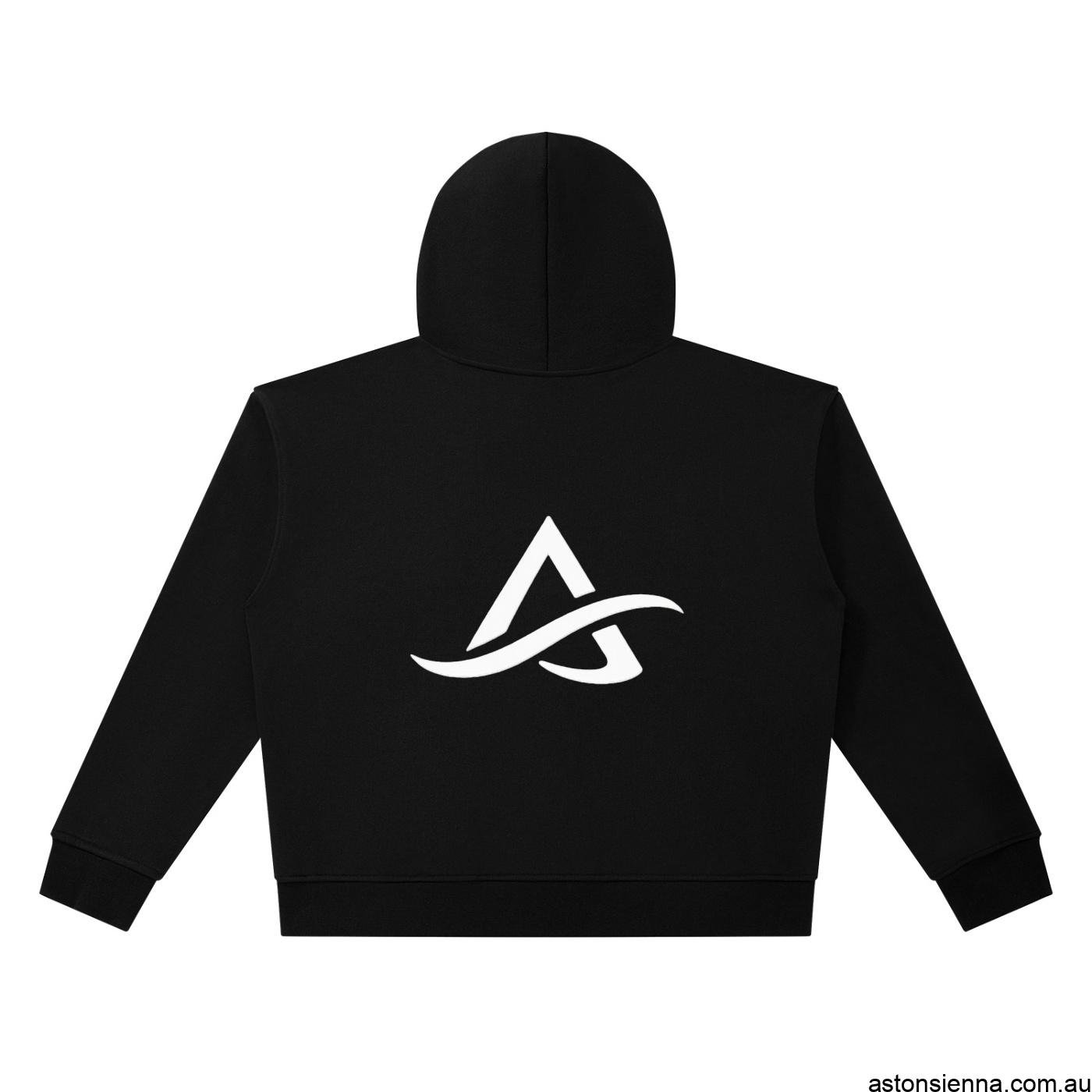 AstonSienna Unisex Heavyweight Cotton Zip Hoodie oversized 420 GSM cotton hoodie