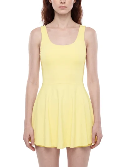 Women's Open-Back Tennis Dress with flattering open-back design