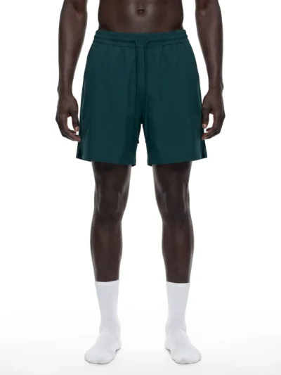 Men's Pocketed Compression-Lined Performance Shorts with integrated liner and secure storage pockets