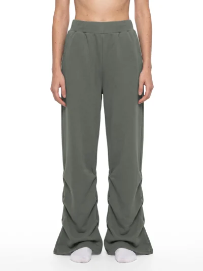 Women's Vintage Wash Wide Leg Sweatpants in heavyweight cotton blend with relaxed streetwear fit