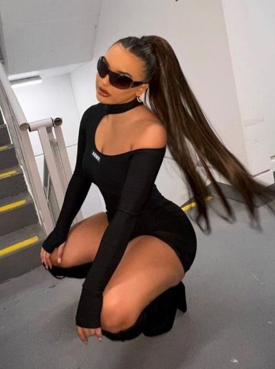 ASTONS SIENNA Trendy Street Style: One Shoulder Halter Stitching Jumpsuit